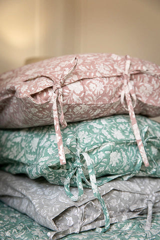 Trellis Flowers Duvet Cover Queen - SALE