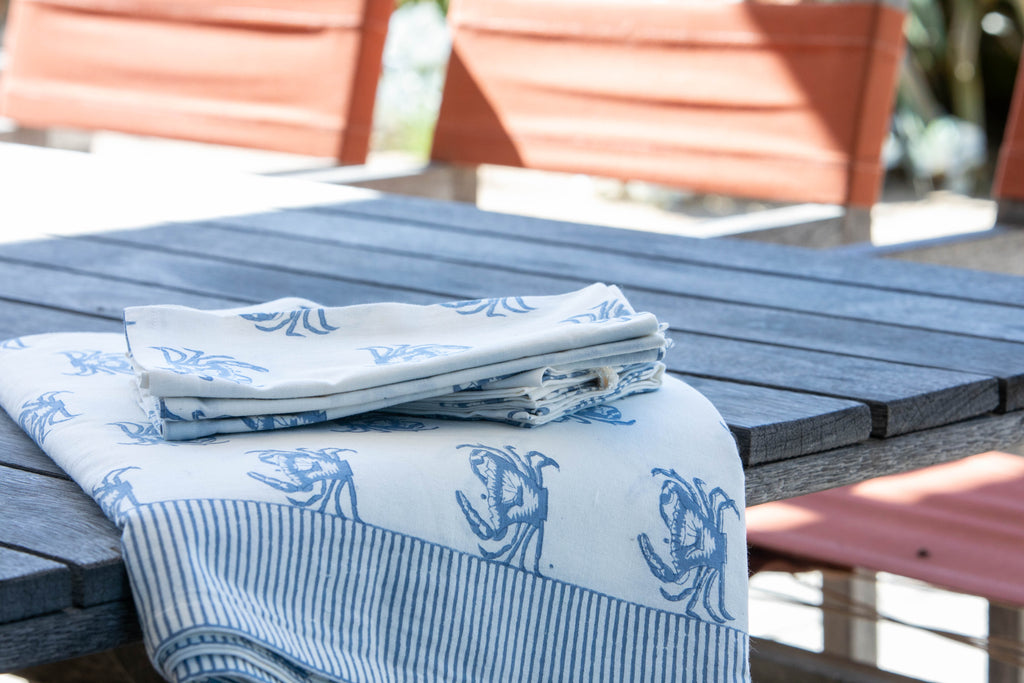 Crab 8 Seater Tablecloth
