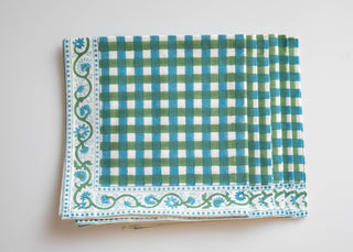 Harry Check Napkin Set - SALE