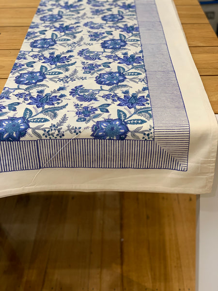 CASTAWAY FLORAL TABLECLOTH 8 SEATER