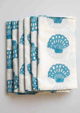 Fan Shell Napkin Set 6 - SALE